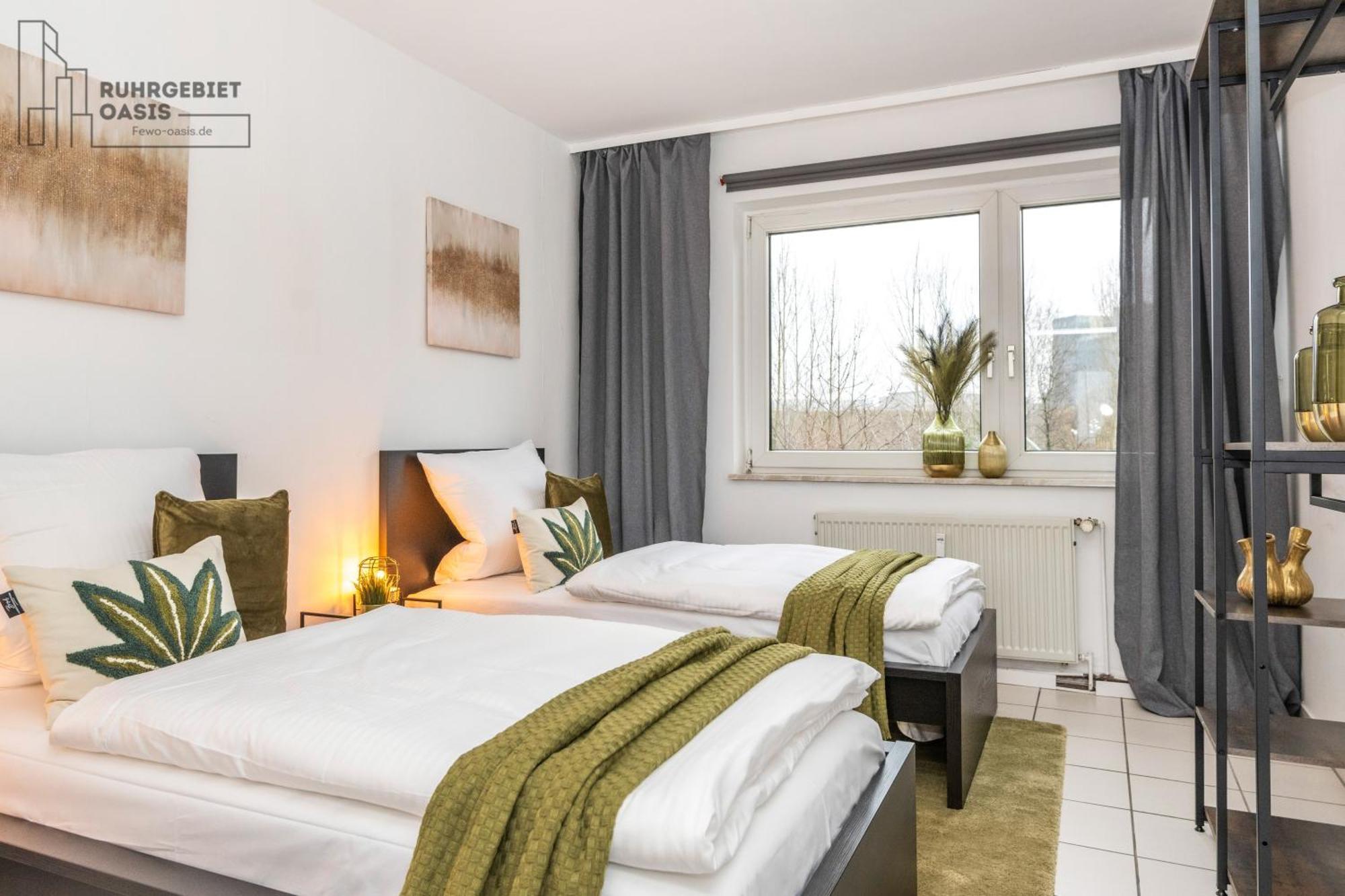 3-Zimmer-Wohnung Nahe Essen City, Bis 5 Personen, Smarttv, Wifi, Balkon Extérieur photo